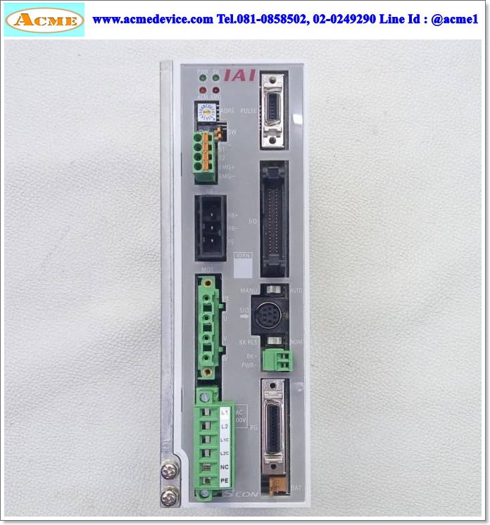 Slider IAI Drive รุ่น SCON-CA-60I-NP-3-2 & ISB-SXL-I-60-16-130-T2-S-A3E-AQ-B, Stroke 130 mm.