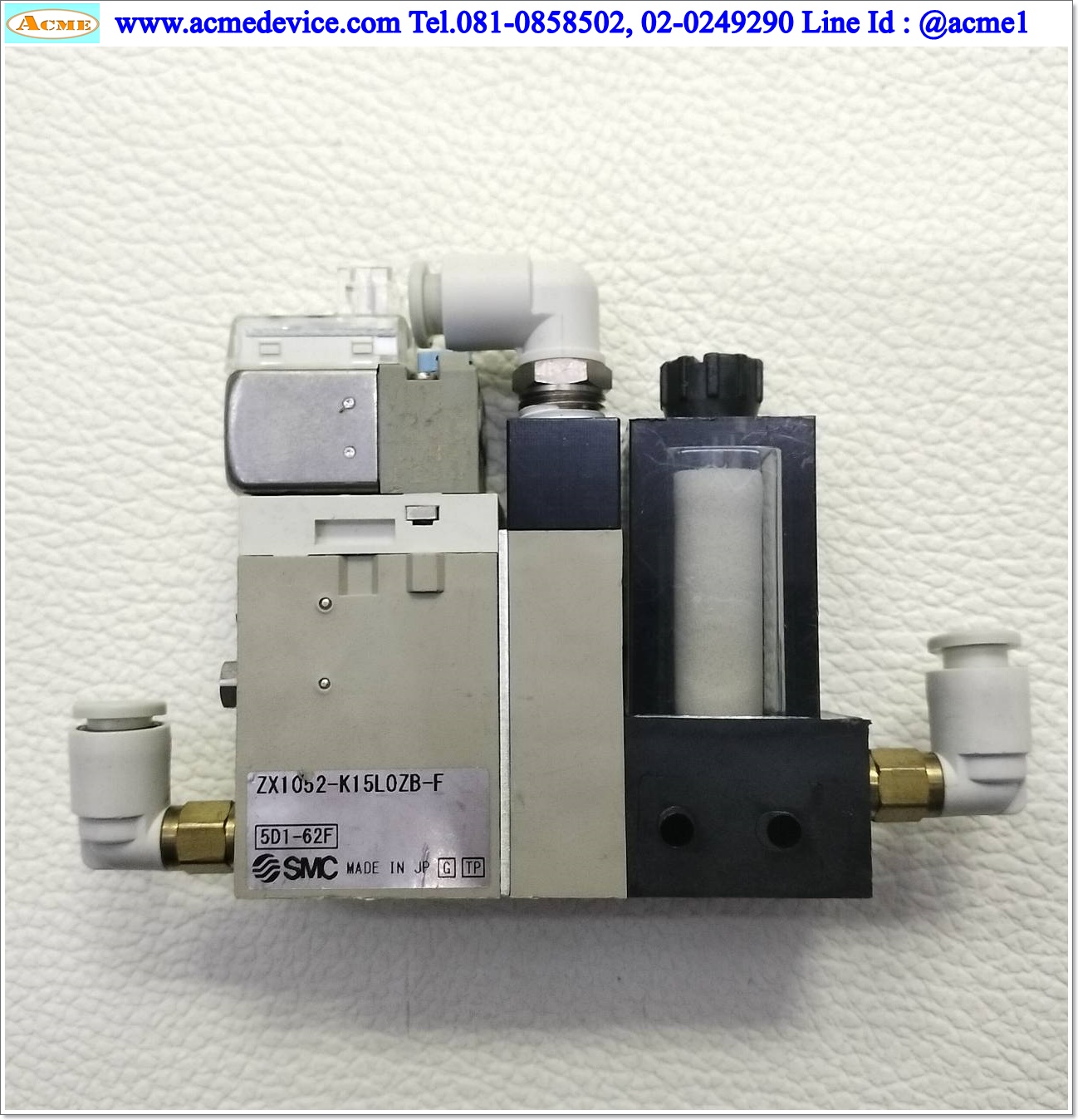 Vacuum Elector SMC รุ่น ZX1052-K15L0ZB-F+V114-5L0ZB, 24V