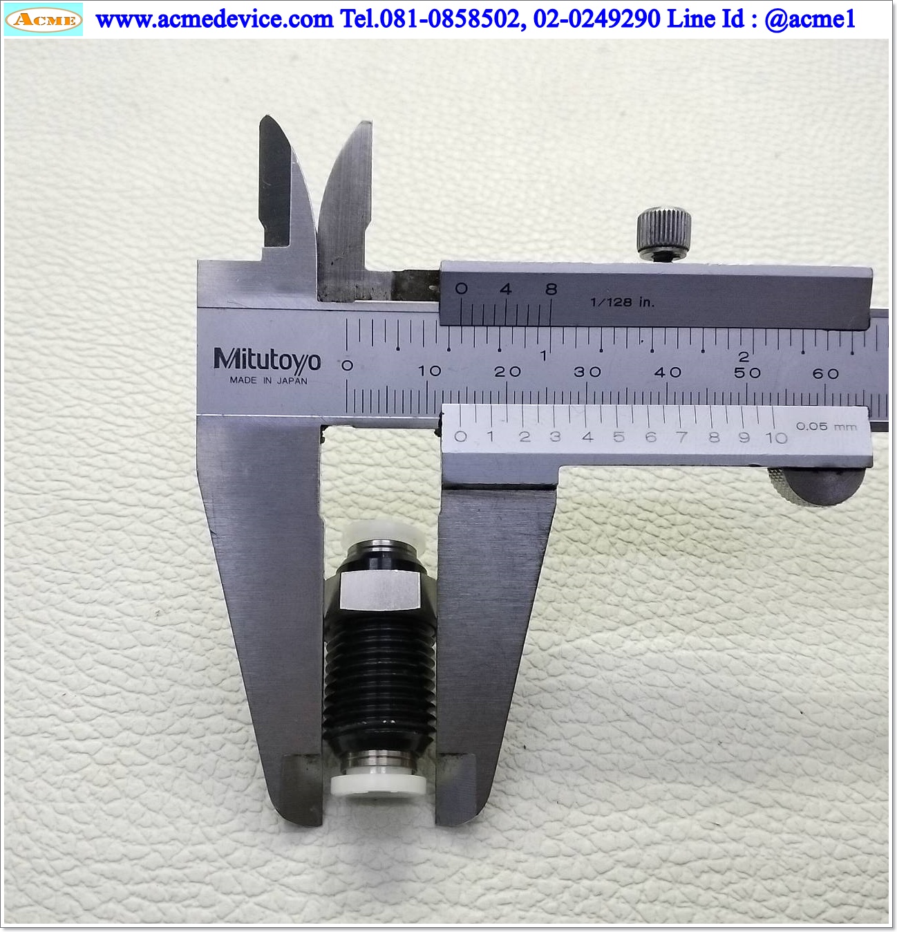 ข้อต่อลม Pisco รุ่น PM1/4, Bulkhead Union