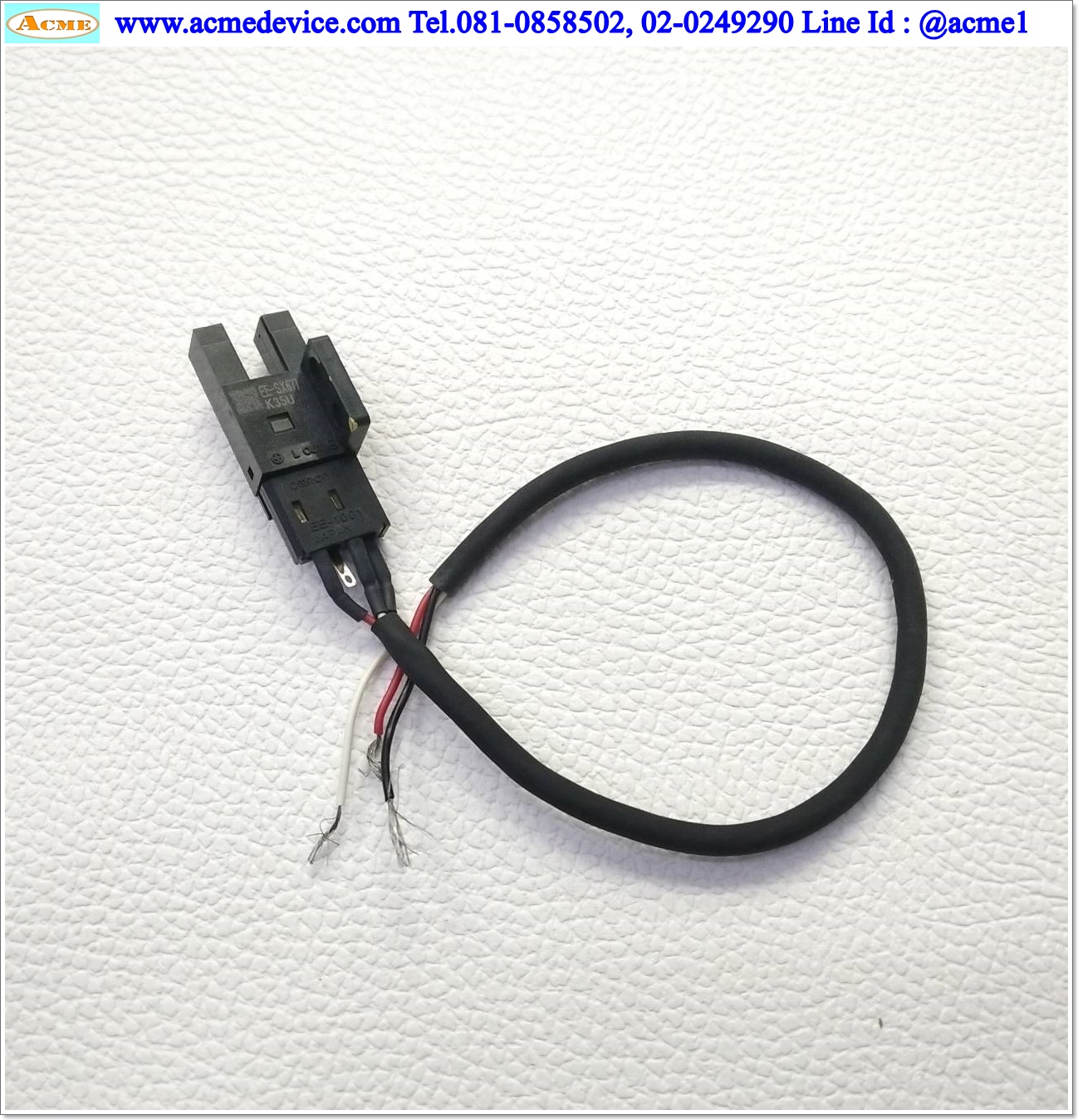 Photoelectric Omron รุ่น EE-SX677, ระยะ 5 mm., Dark-ON/Light-ON, NPN
