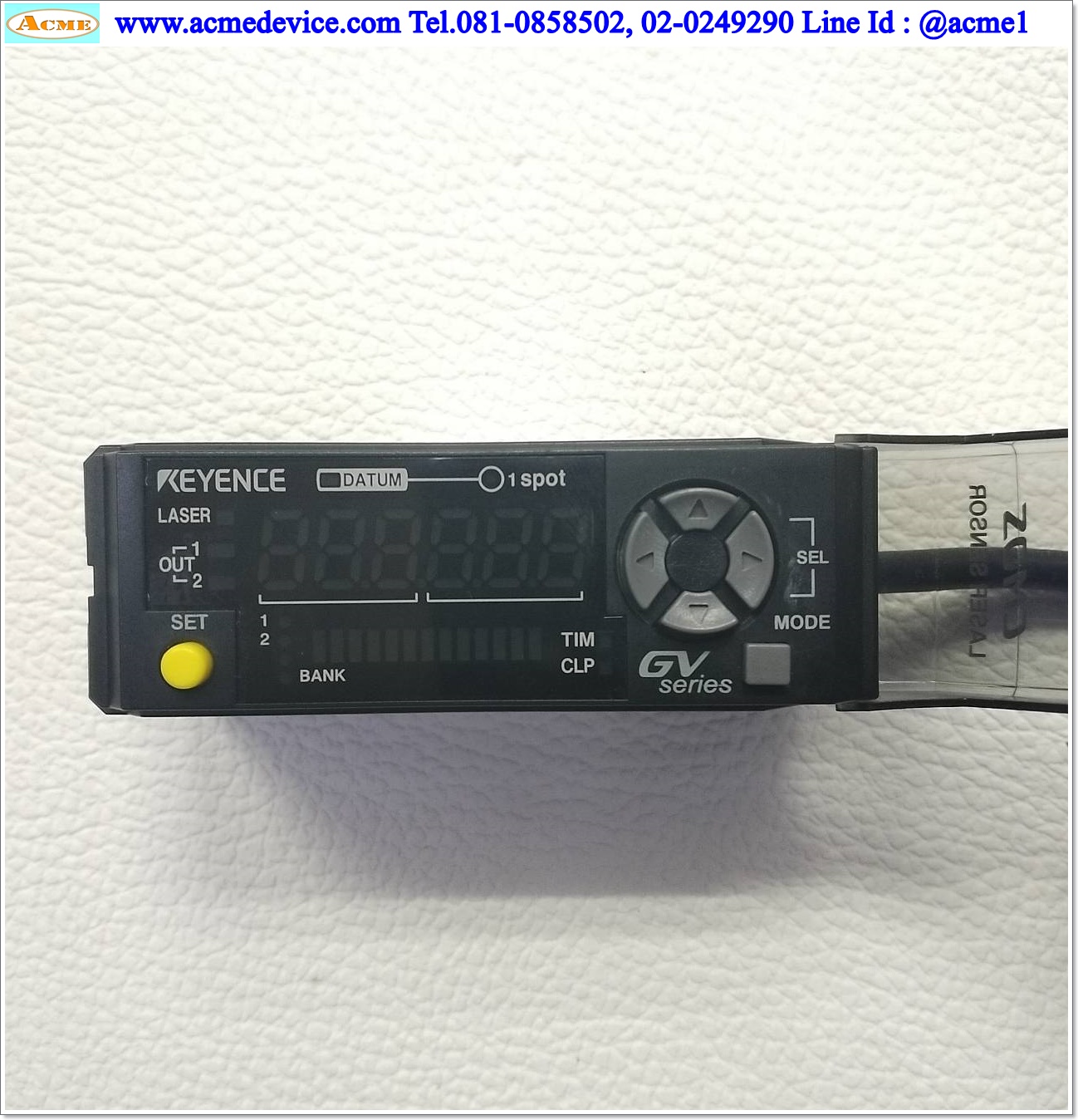 Laser Keyence รุ่น GV-21P, PNP & GV-H130, ระยะ 55 to 130 mm.