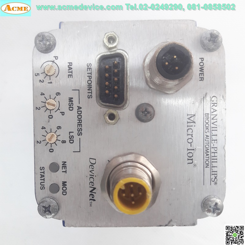 Vacuum Phillips รุ่น 354006-YG-T, Micro-Ion DeviceNet, Vacuum Gauge, Analog out 0-9V