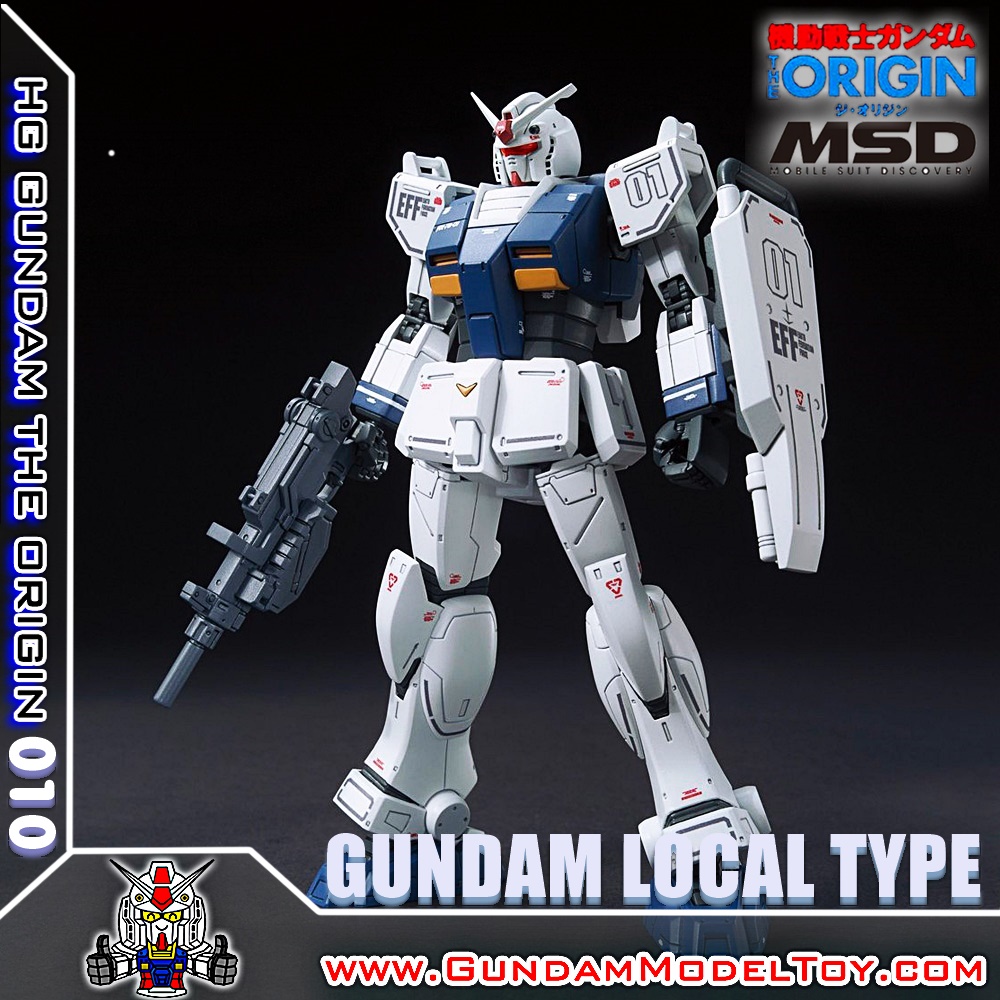 BANDAI HG 1/144 GUNDAM LOCAL TYPE กันดั้ม โลคอล ไทฟ โมเดล กันดั้ม กันพลา PS TOYLAND HGORIGIN