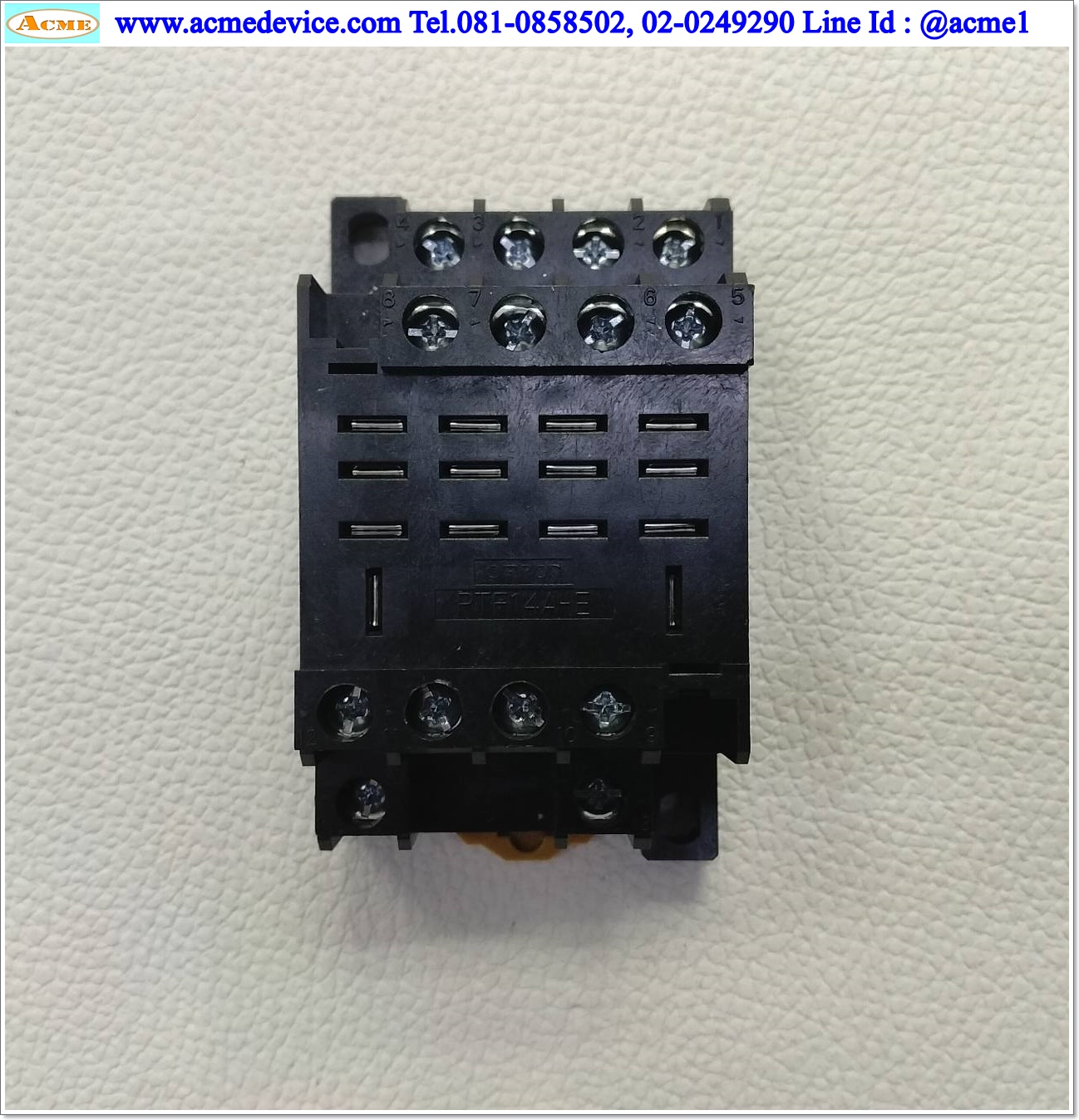 Relay Omron รุ่น LY4N, Coil 24Vdc + Socket