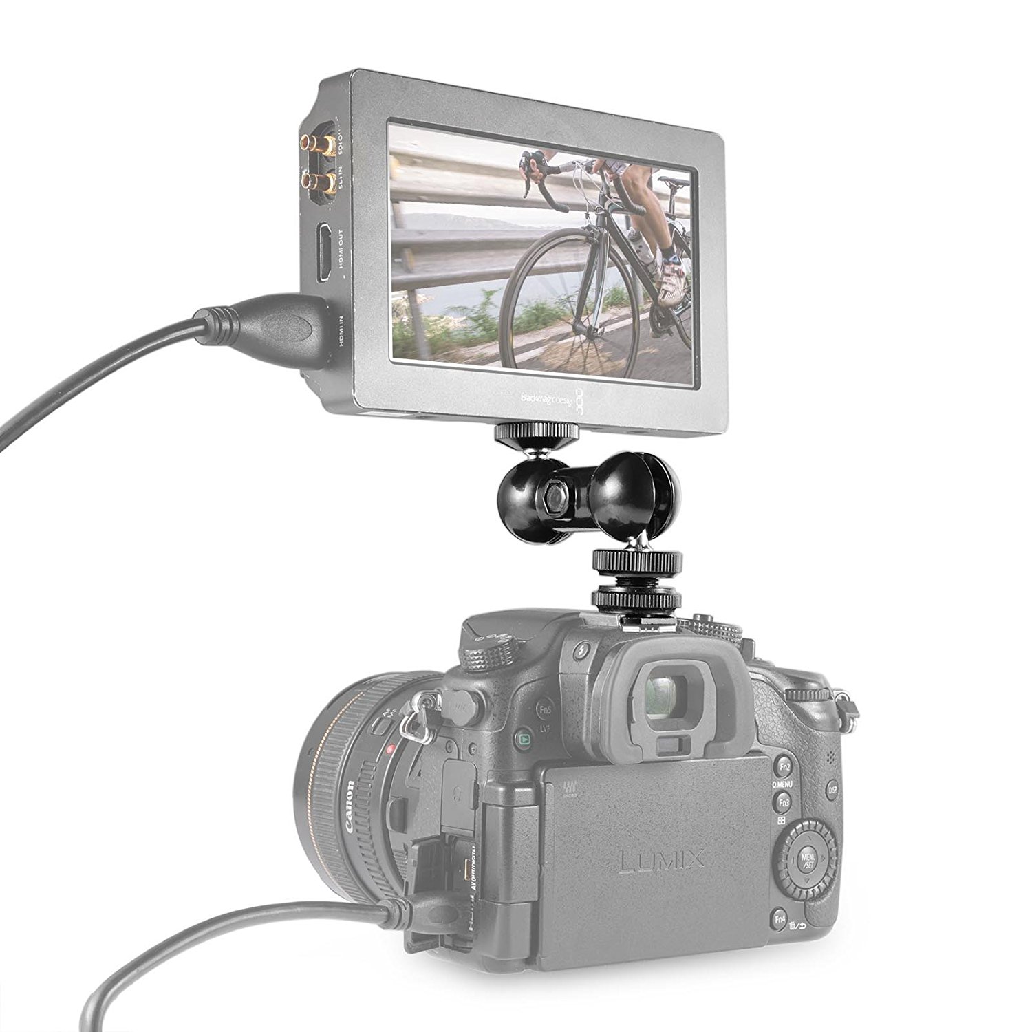 SMALLRIG® Double End Ball Head with Cold Shoe and Thumb Screw 1135 (ByOrder รอสินค้า2-3วัน)