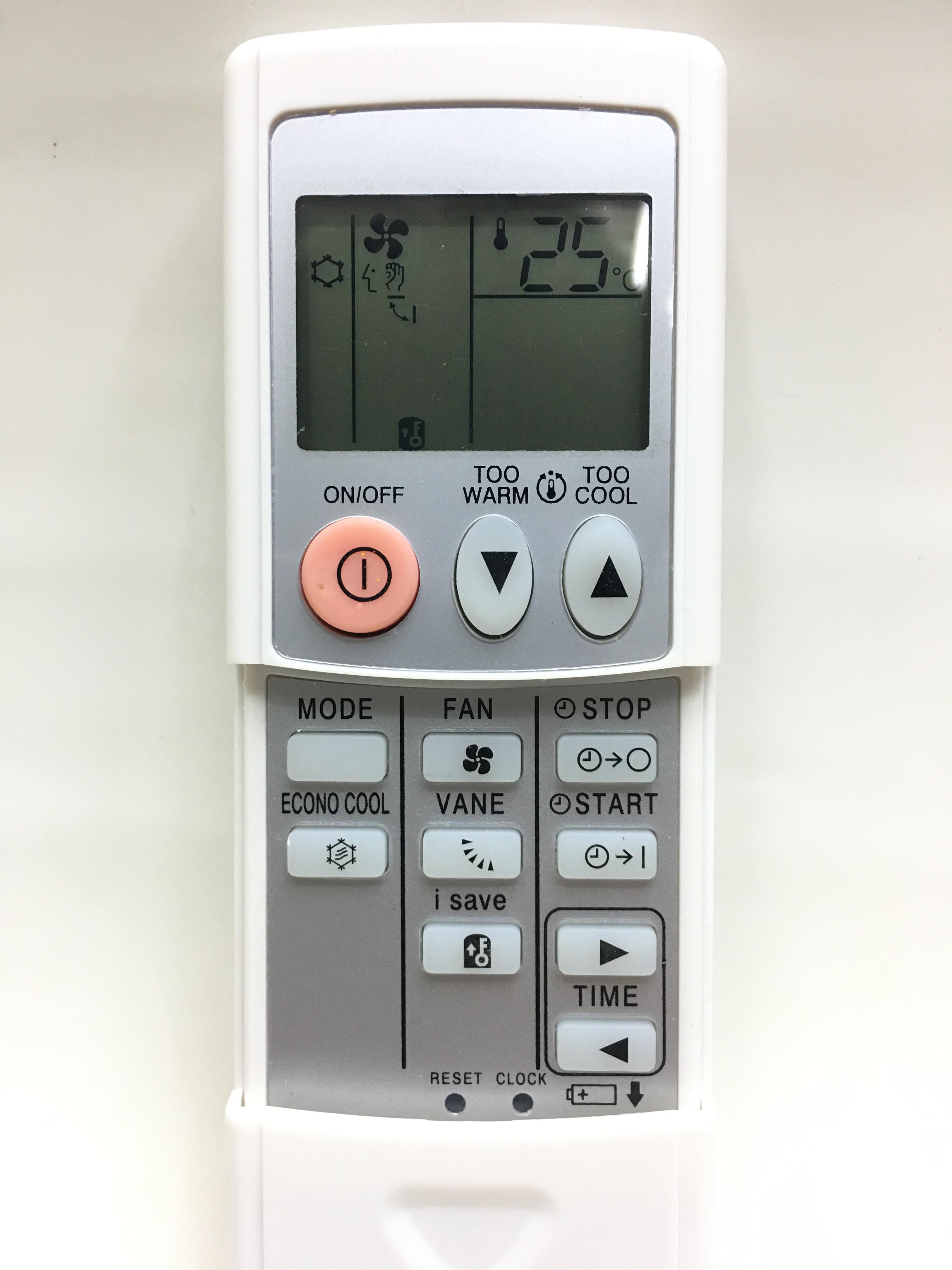 รีโมทแอร์ มิตซูบิชิ Mitsubishi รุ่น KM16B