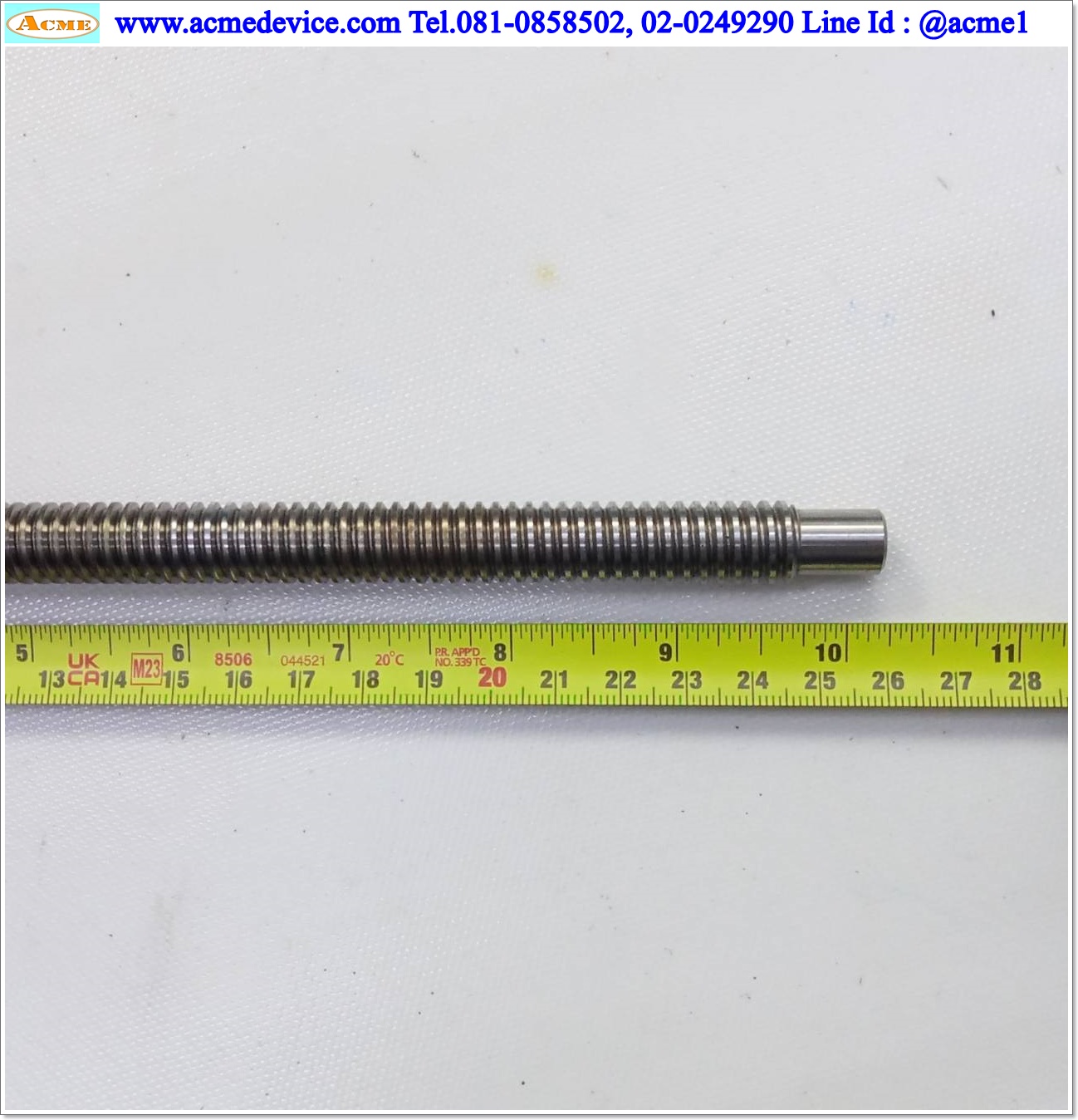 Lead Screw Universal รุ่น 3,977,269, Diameter 1/2", Lead 0.100", Travel 10"