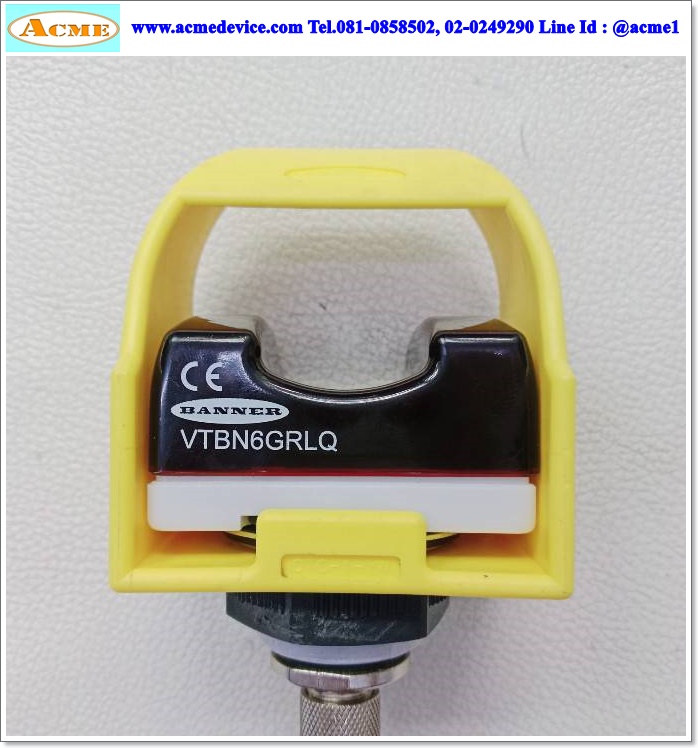Photoelectric Banner รุ่น VTBN6GRLQ, 12-30Vdc, NPN