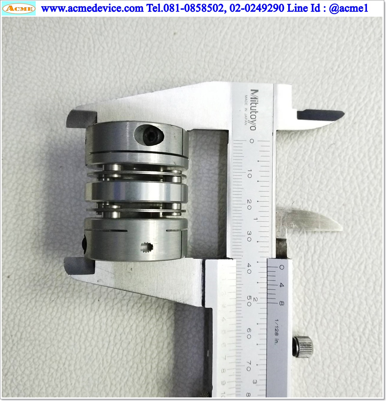 Coupling NBK ขนาด ID 8/14mm, OD 32mm, L 40mm