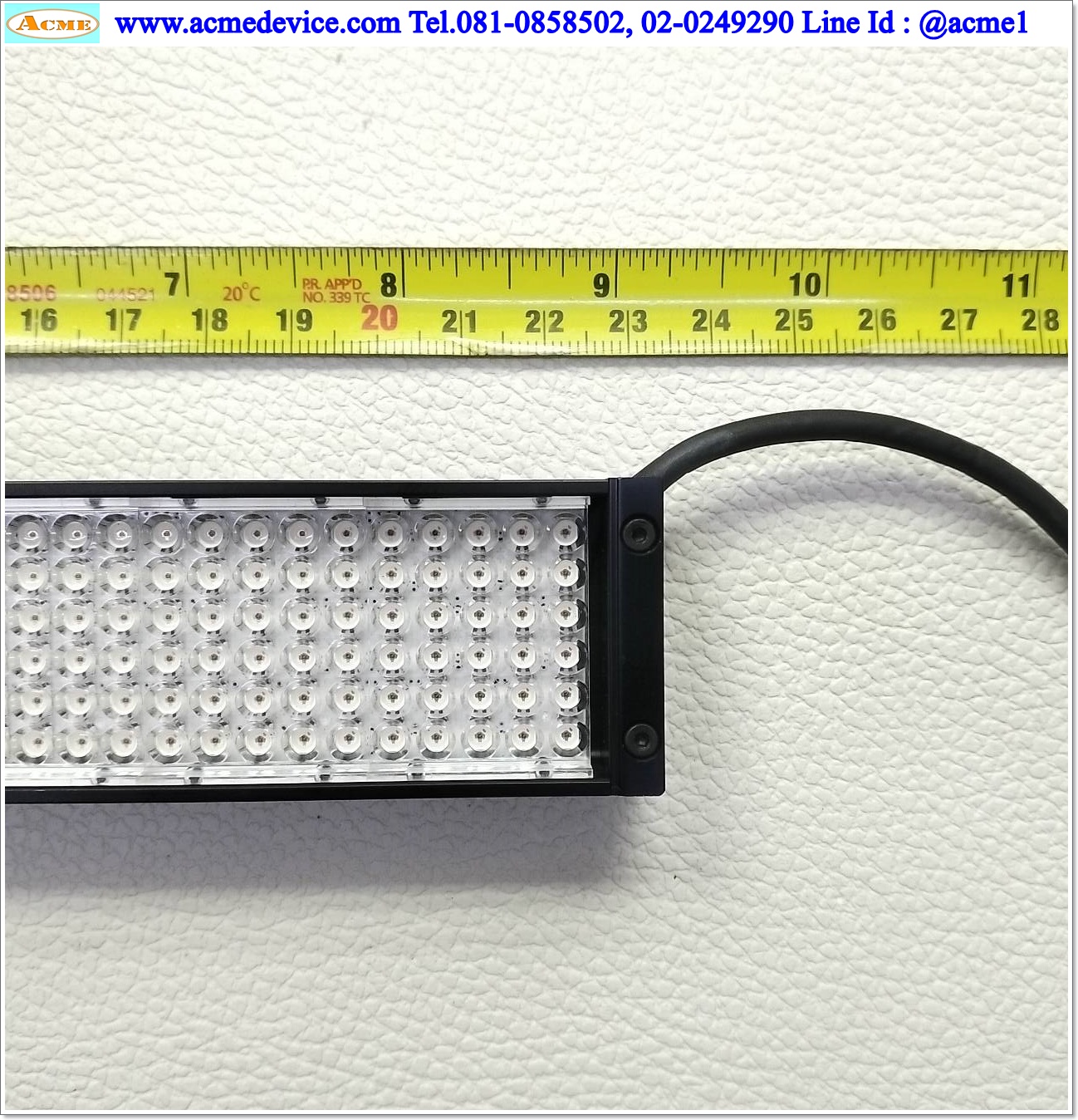 Lighting CCS รุ่น LDL2-218X30RD-WD, 24VDC, 18W (สีแดง), ขนาด 230 mm x 34 mm x 20 mm