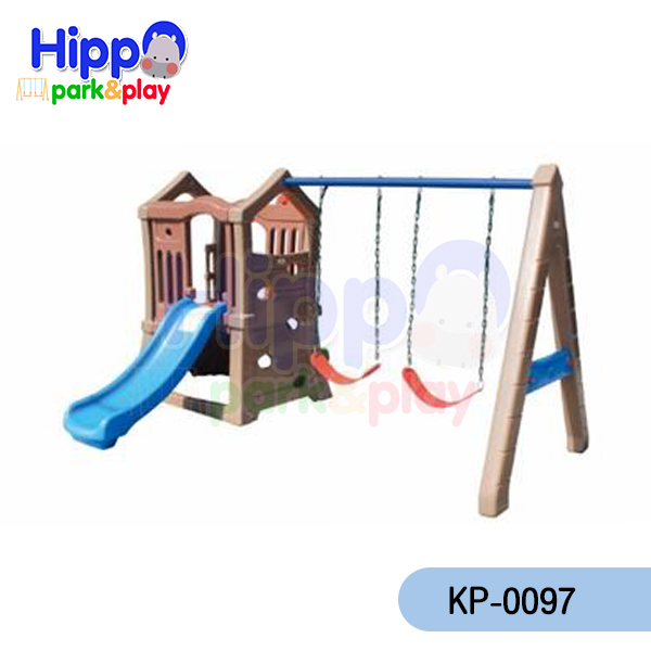 บ้านสไลด์ชิงช้า 2 ที่นั่ง KP-0097