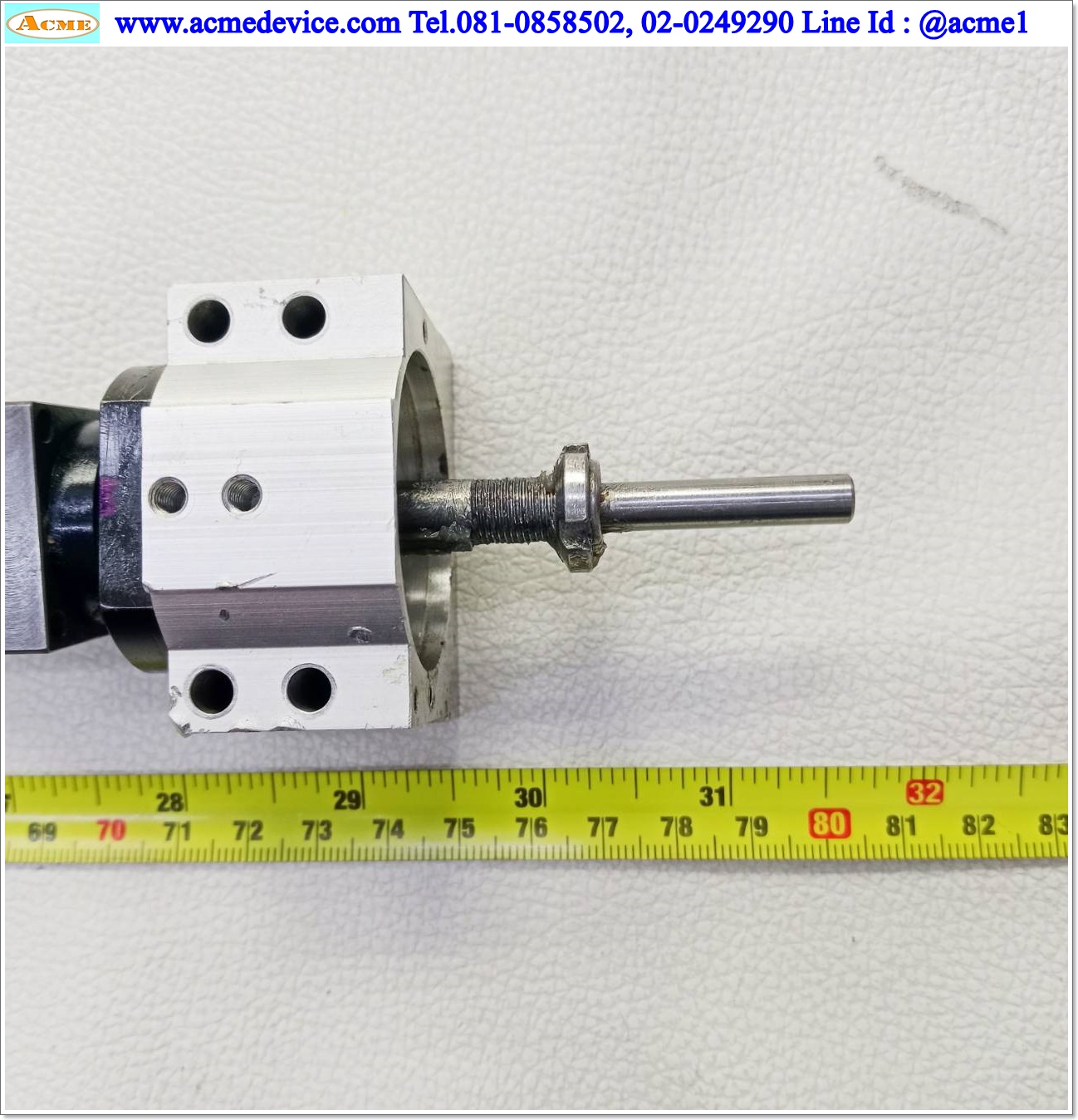 Ball Screw ??? รุ่น ???, ขนาดเพลา 12 mm. x 810 mm., Stroke 670 mm., Pit 16 mm.