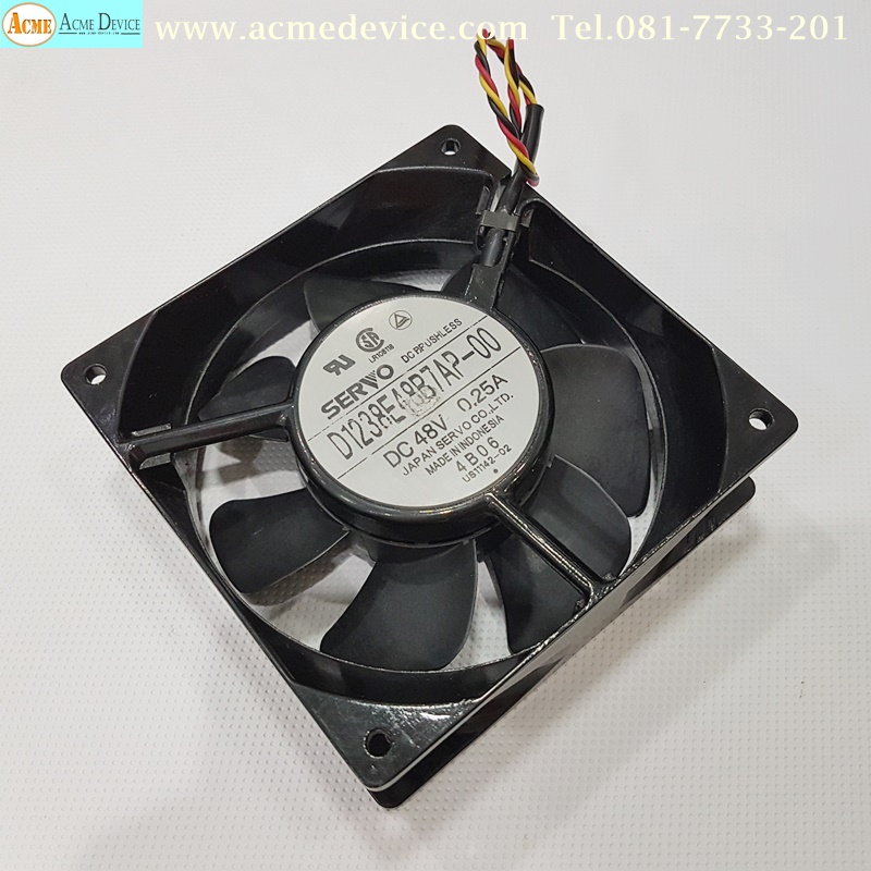 Dc Brushless Fan รุ่น D1238E48B7AP-00, DC48V
