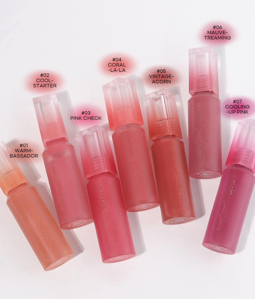 ลิปเพริเพร่า Peripera Over Blur Tint สี05 Vintage Acorn