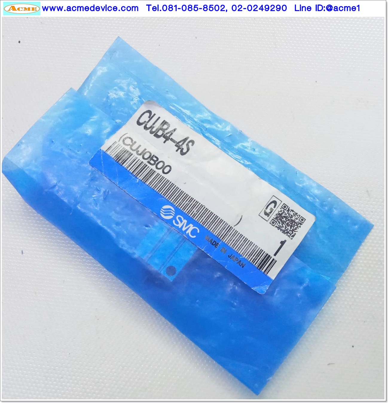 Air Cylinder SMC รุ่น CUJB4-4S, Bore 4 mm, Stroke 4 mm