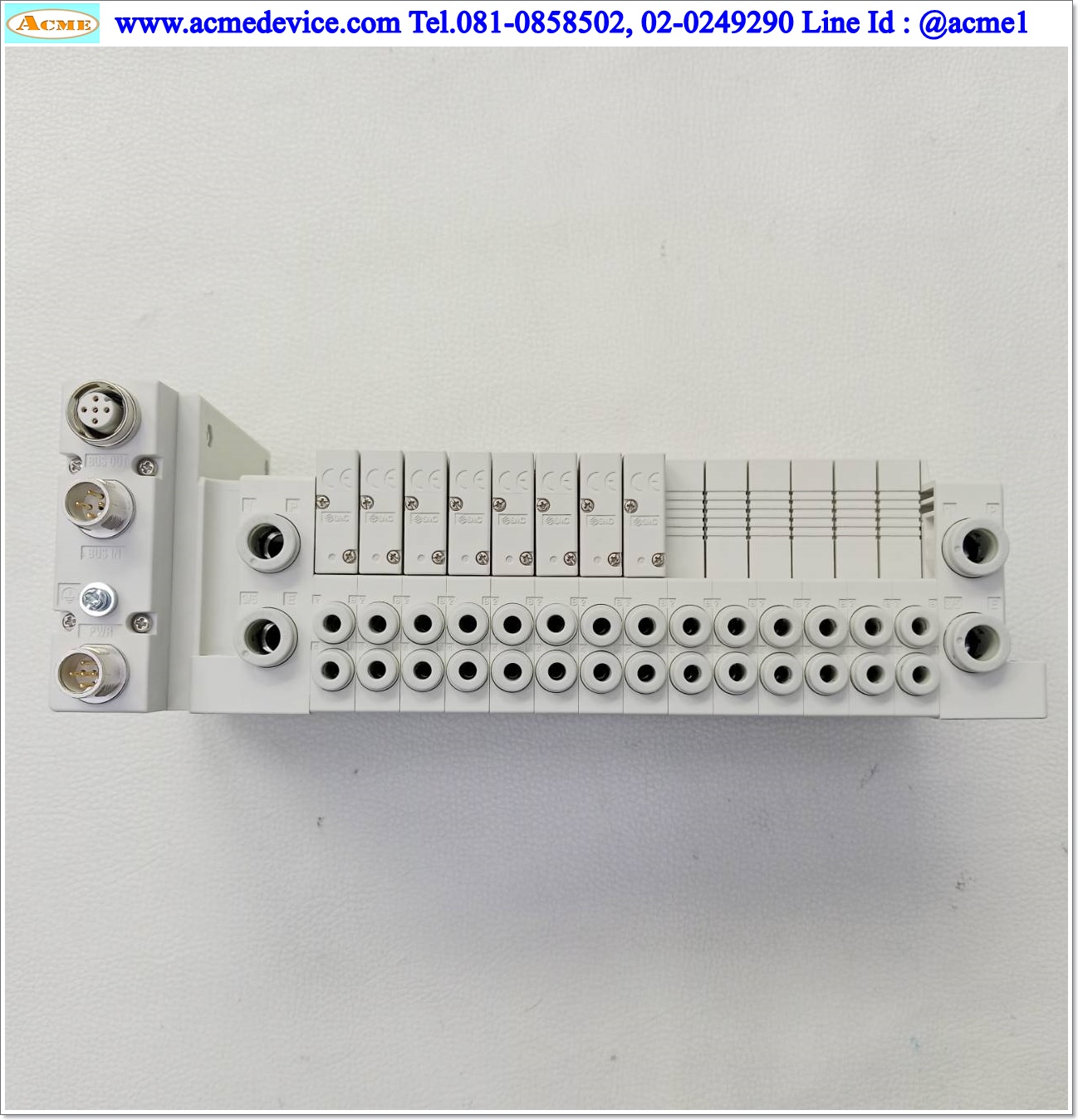 Solenoid Valve SMC รุ่น SY3300-5U1(8) + CC-Link EX260-SMJ1, Double Coil, 24Vdc
