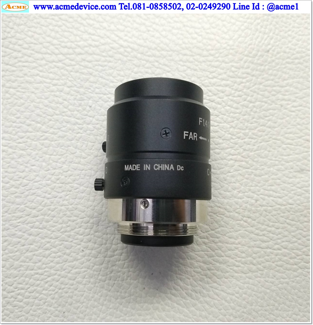 Lens Kowa รุ่น LM25JC1MS, ขนาด 25mm., F1.4, C-Mount, Made in China