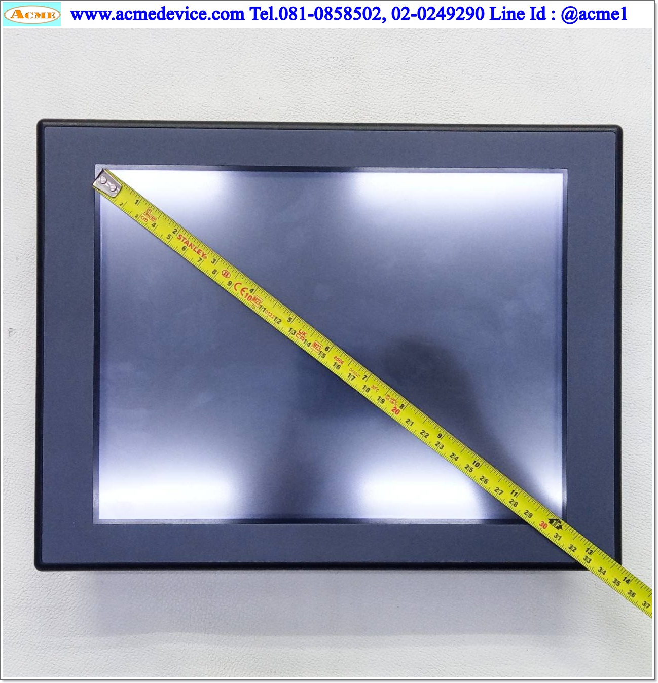 LCD Touch Screen EXOR รุ่น eTOP-MON1200T, 12-24 Vdc, ขนาด 12.1"