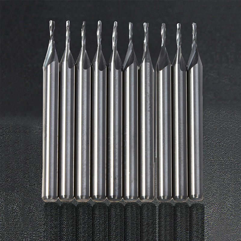 CNC End Mill คาร์ไบด์ ขนาด1/8 '' 2 ฟัน 1mm