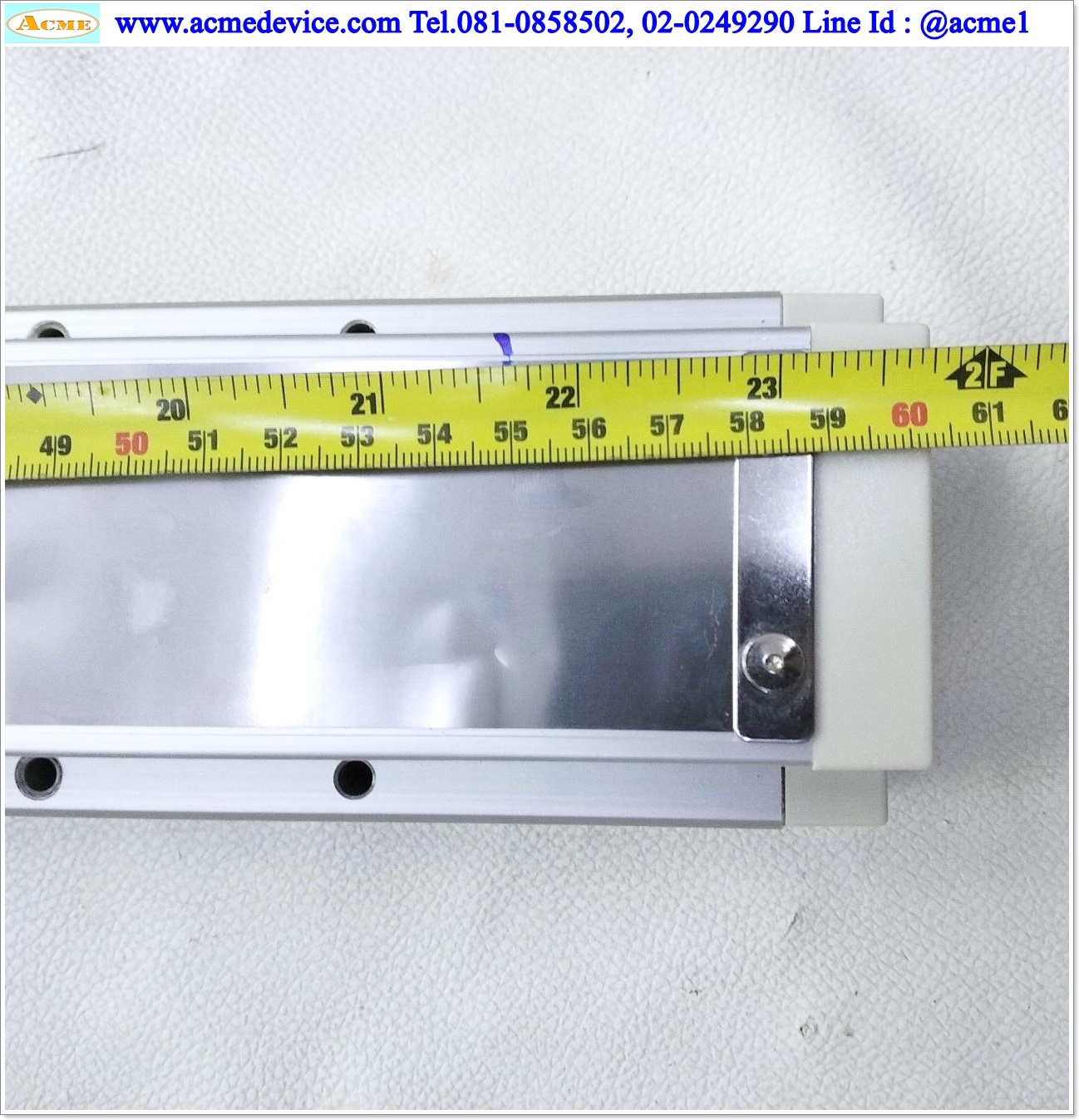 แกนสำเร็จรูป Ball Screw Toyo รุ่น GTH8-L20-550-K , ขนาด 80 x 810 mm., แกนโต 15 mm, Stroke 550 mm., Pit 20 mm.