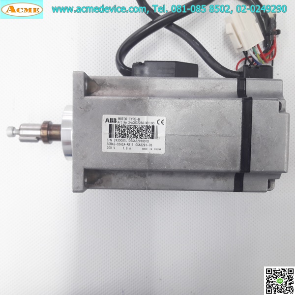 Servo Motor ABB รุ่น SGMAS-02A2A-AB11, 200V, 200W