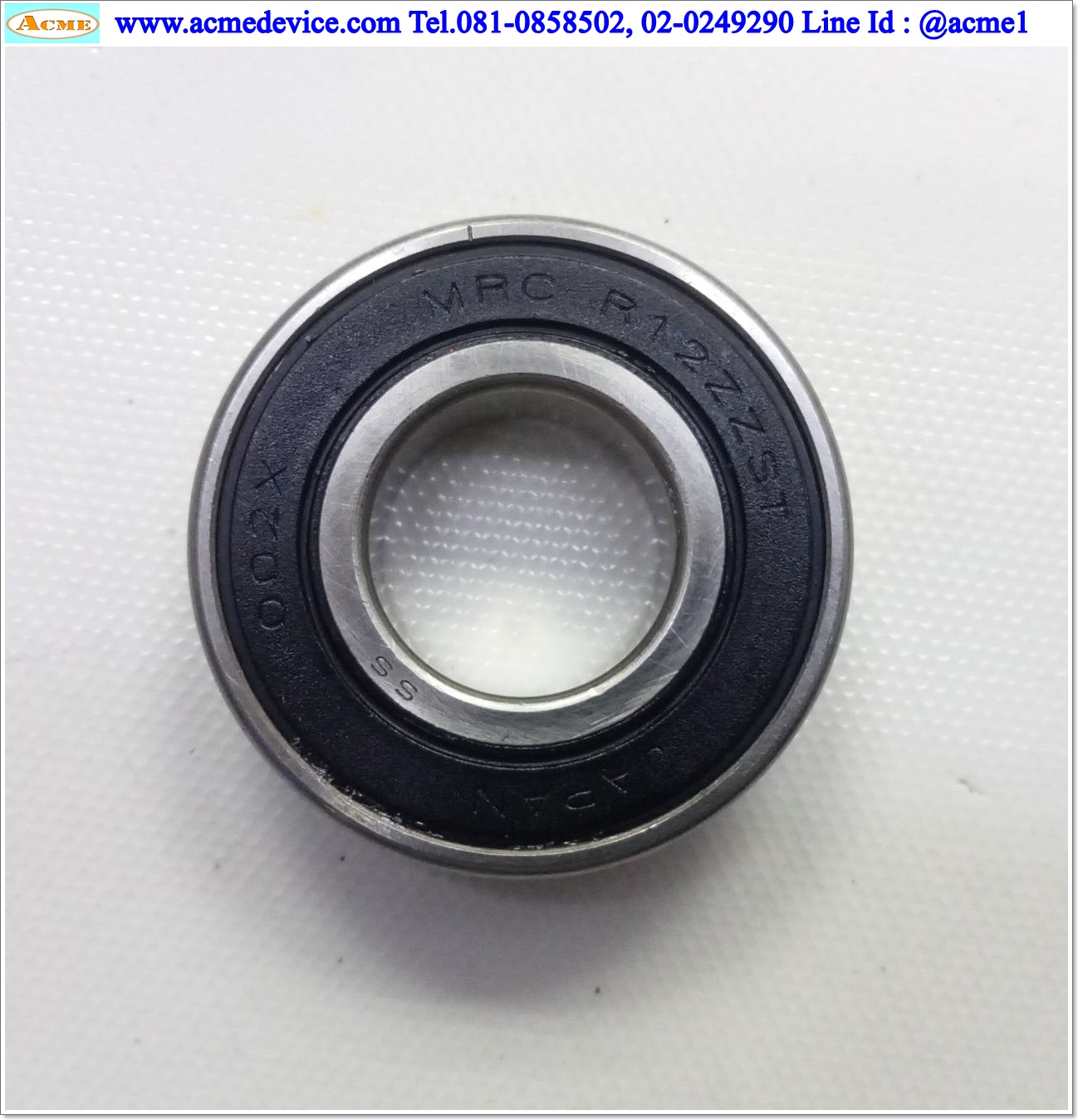 Ball Bearing MRC รุ่น R12ZZST, ID 0.75", OD 1.625", หนา 0.4375"