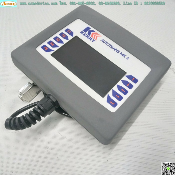 LCD Control Kerry Autotrans รุ่น MK 4, Ultrasonics Control, AUTOTRANS MK 4 (จอคอนโทรลเครื่องล้างอัลตร้าโซนิก)