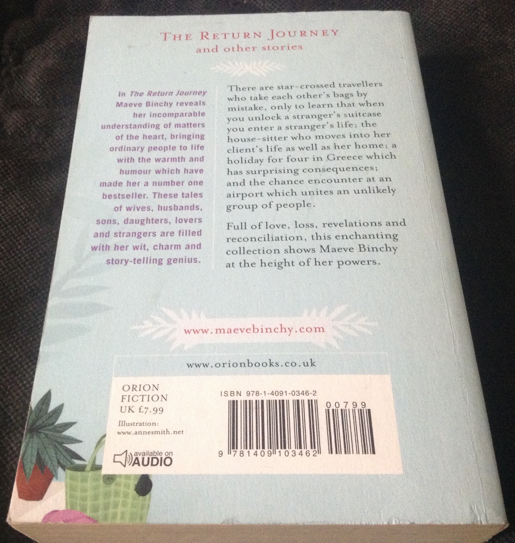 The Return Journey by Maeve Binchy ราคา 220