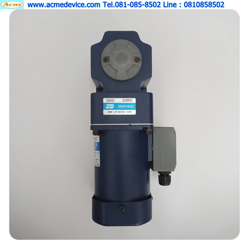 3phase Induction Motor ZD รุ่น 5IK120GU-SFT, 120W, 220V & Gear Head รุ่น 5GU30RC, Ratio 1:30