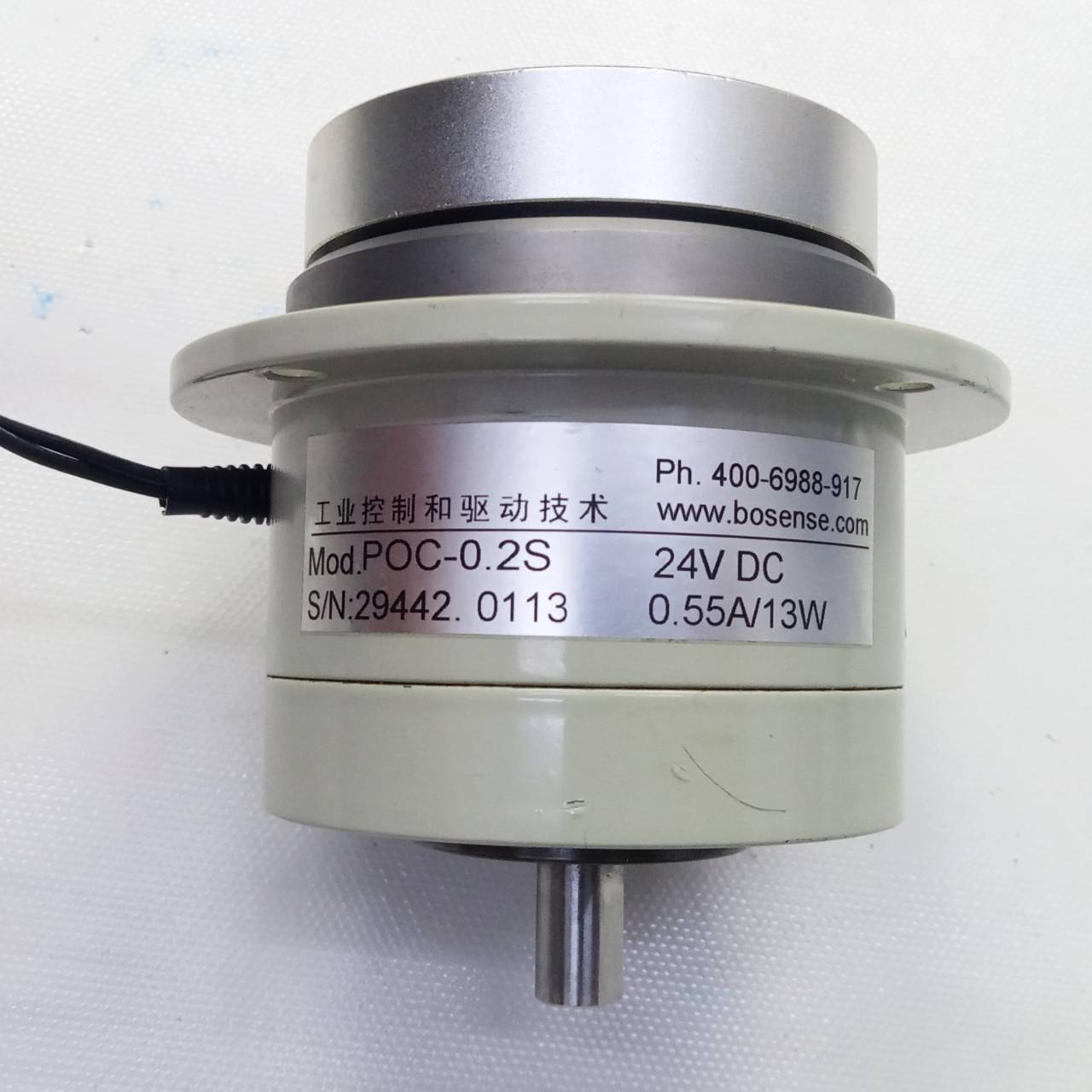 Tension, Powder Clutch bosense รุ่น POC-0.2S, 24Vdc, 2 Nm.