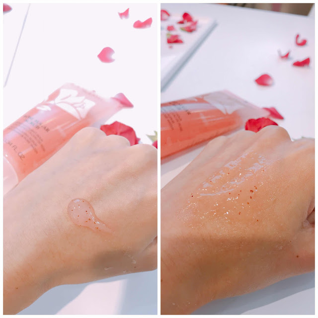 สครับผิวหน้าลังโคม Lancome Rose Sugar Scrub 100ml