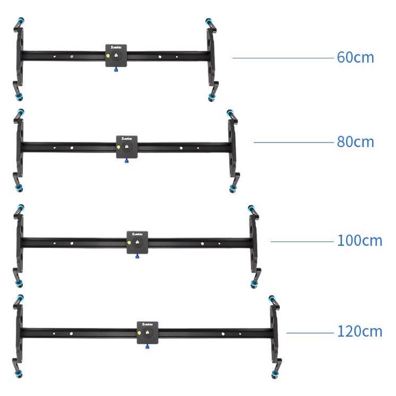 SUTEFOTO Dolly Slider รางดอลลี่ รางเลื่อน ระบบลูกปืน ลื่น เงียบ