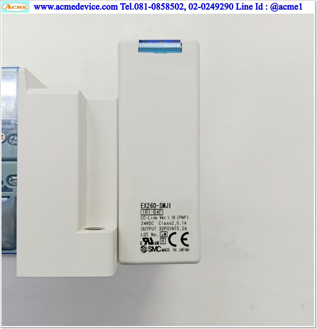 Solenoid Valve SMC รุ่น SY3300-5U1(8) + CC-Link EX260-SMJ1, Double Coil, 24Vdc