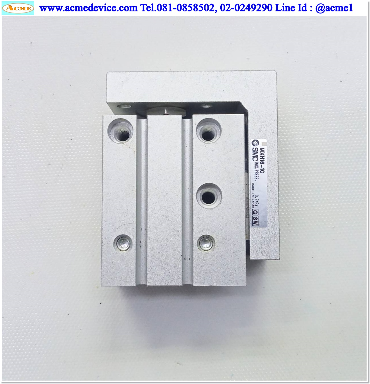 Air Cylinder SMC รุ่น MXH16-10Z, Bore 16 mm., Stroke 10 mm.