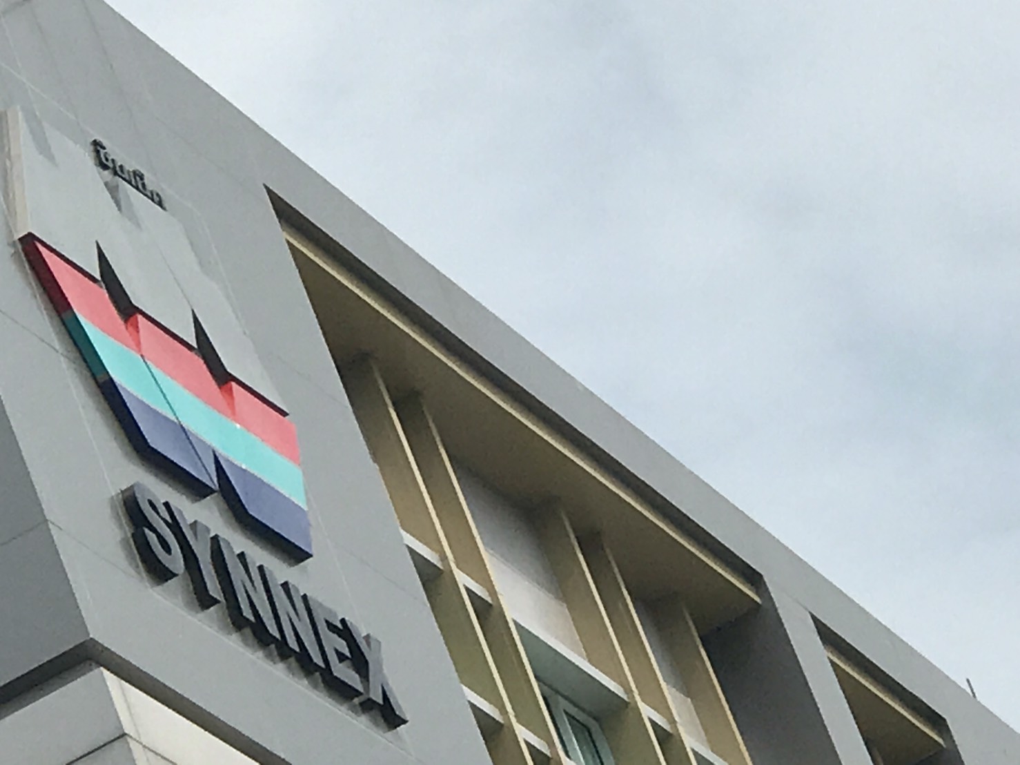 ป้ายบริษัท SYNNEX #อักษรอลูมีเนียม พ่นสี 2k