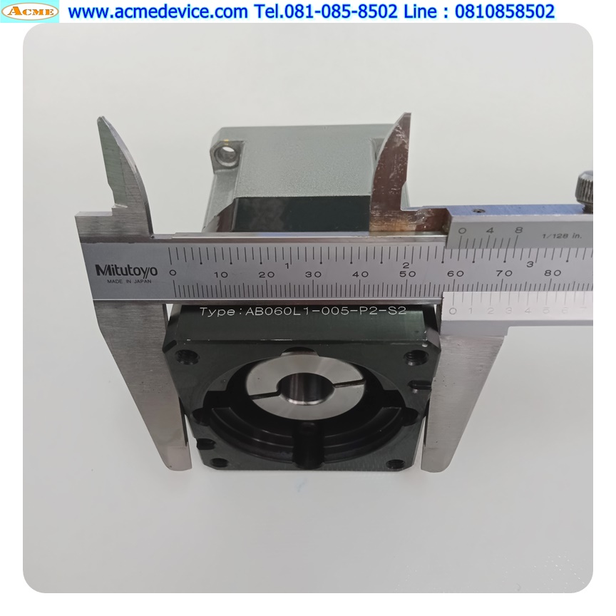 Gear Head Newstart รุ่น AB060L1-005-P2-S2, Ratio 5:1 (เพลาเข้า 14 mm. ออก 16 mm.) for 200w 400w (A)