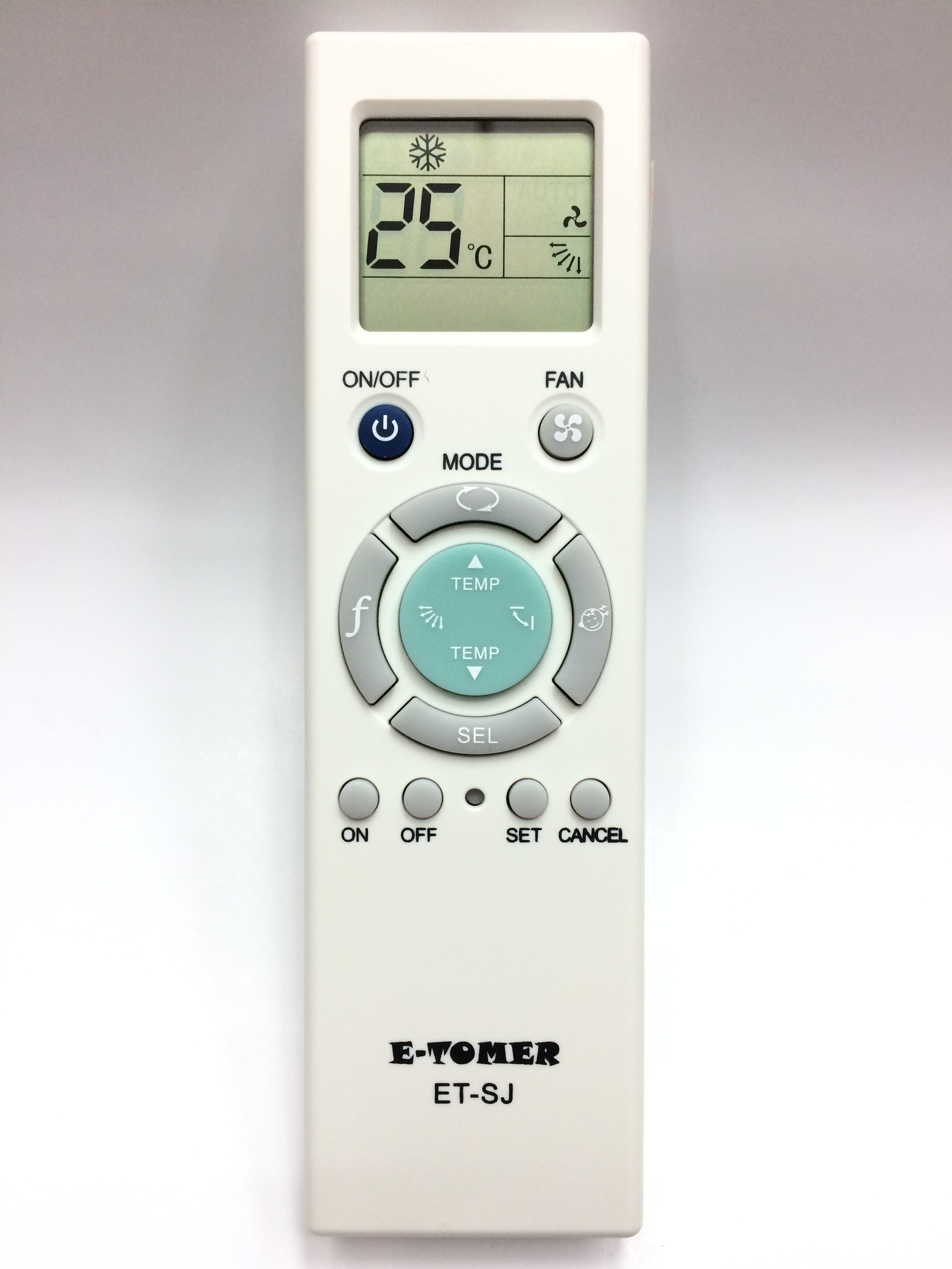 รีโมทแอร์รวม Saijo-Denki ใช้ได้ทุกรุ่น รุ่น ET-SJ (ไม่ต้องตั้งค่า)