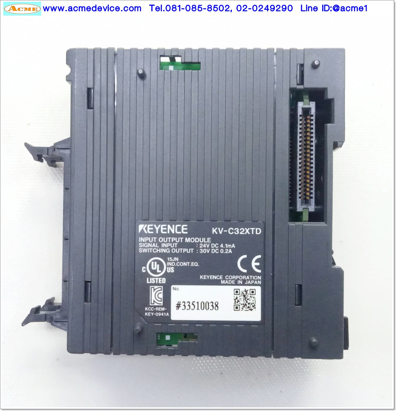 PLC Keyence รุ่น KV-C32XTD, Input & Output Module