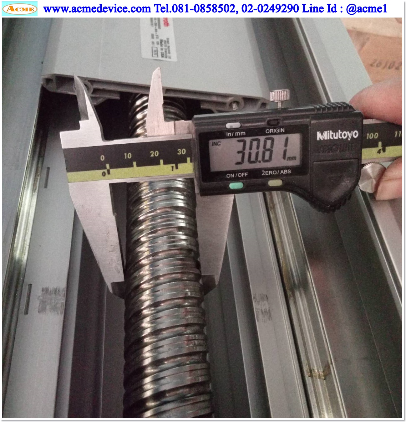 แกนสำเร็จรูป Ball screw Rexroth รุ่น CKK-200-NN-1, R036060000, ขนาด 200 x 2210 mm, แกนโต 30 mm., Stroke 1640 mm., Pit 20 mm.