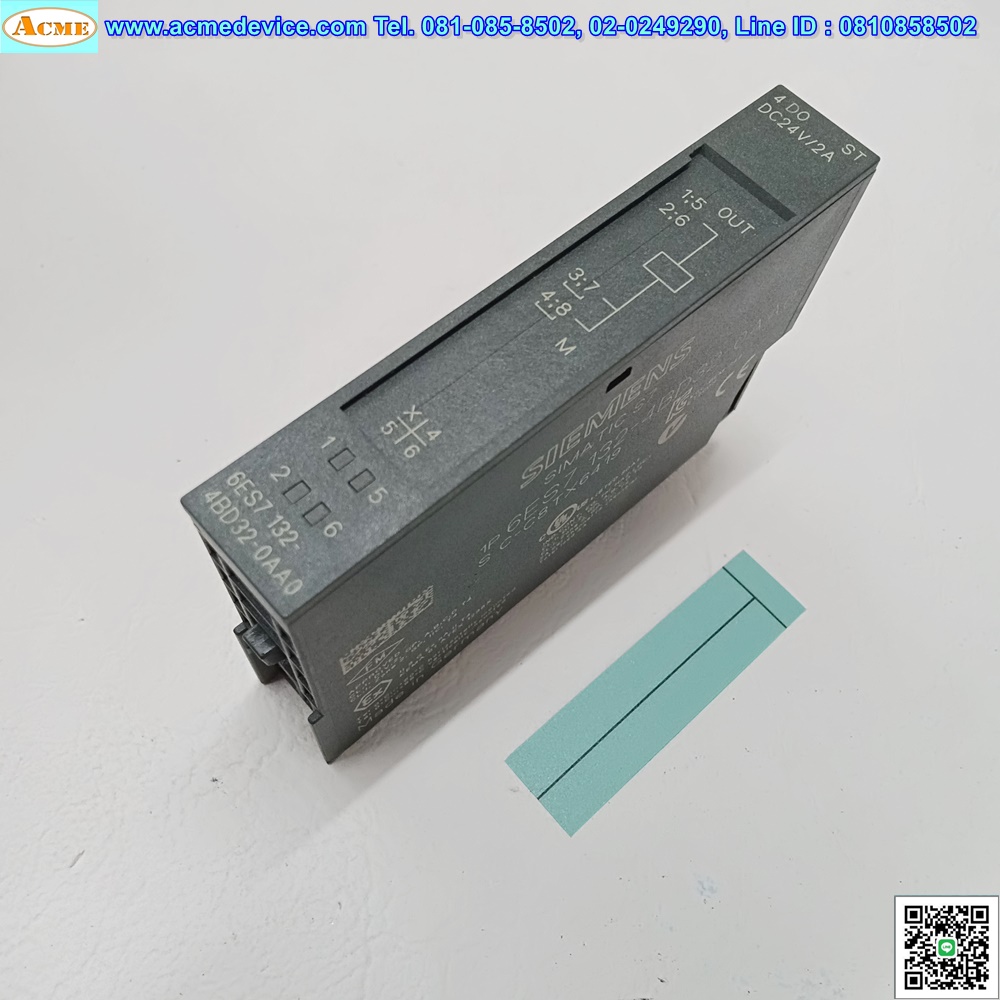 PLC SIEMENS SIMATIC S7 รุ่น 6ES7132-4BD32-0AA0 (4DO)