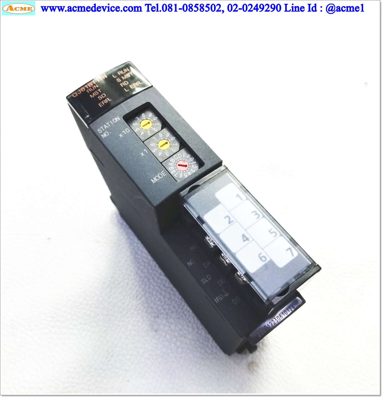 PLC Mitsubishi รุ่น QJ61BT11N, CC-Link Master Unit, Serial 20