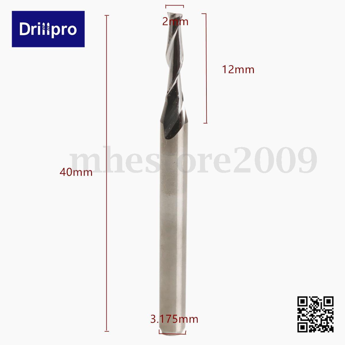 ชุดดอกกัด CNC 10 ดอก 1.5,2,3,4,5,6,7,8,9,10mm HSS 4ฟัน