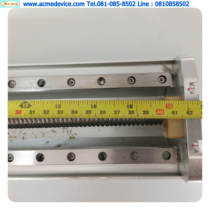 แกนสำเร็จรูป Ball Screw ขนาด 110 mm. x 630 mm., Stroke 405 mm., Pit 16 mm. + Linear 540 mm.