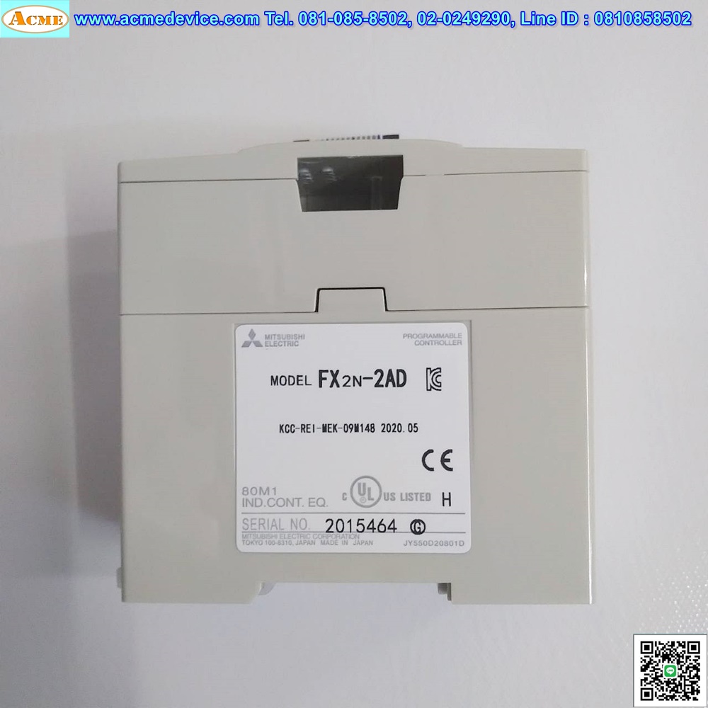 PLC Mitsubishi รุ่น FX2N-2AD, Analog Input, 2 Input