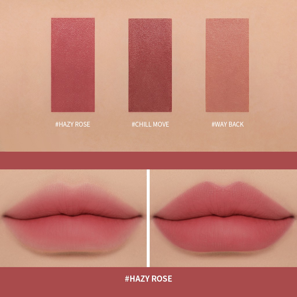 ลิปเนื้อแมท 3CE Soft Matte Lip Stick สี Hazy Rose