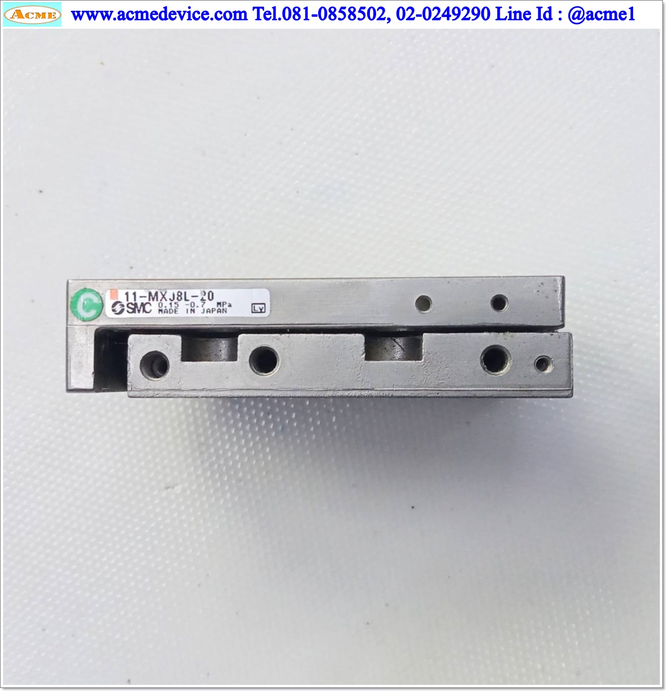 Guide Cylinder SMC รุ่น 11-MXJ8L-20, Bore 8 mm., Stroke 20 mm.