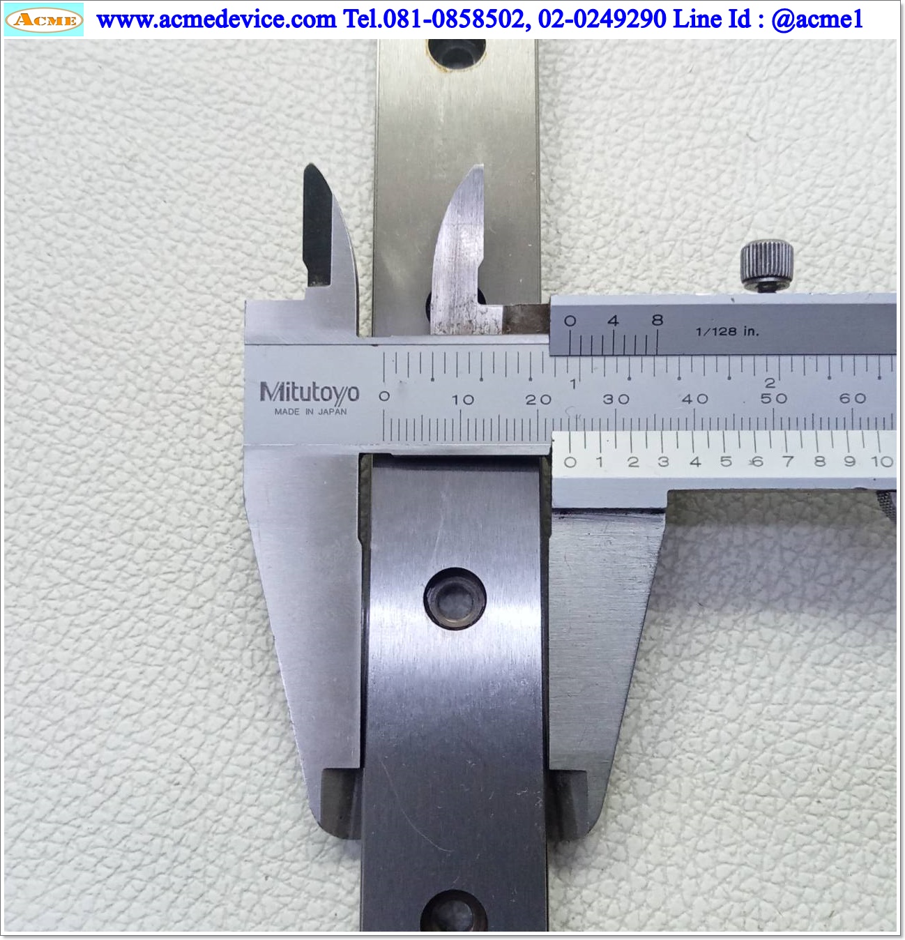 Linear Block and Rail THK รุ่น RSH12WZM, รางสไลด์ขนาด 24 mm x 880 mm. (2 Block)