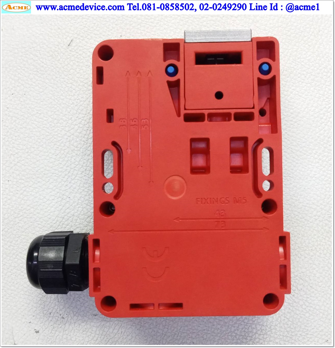 Safety switch Omron รุ่น TL8012, TL8012-S2024FM, 24V AC/DC, 3NC, 2NO