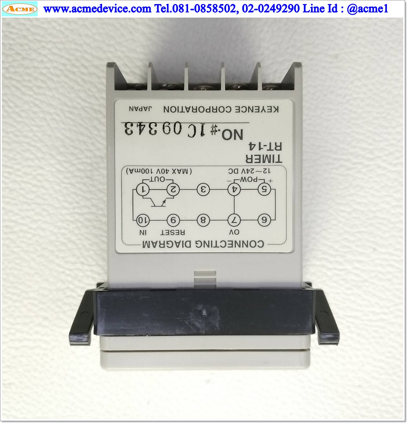 Timer Keyence รุ่น RT-14, 0.001S-9999H, 24Vdc