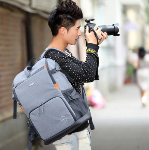 กระเป๋ากล้องสะพายหลัง Backpack สามารถใส่กล้อง เลนส์ ขาตั้งและเสื้อผ้าได้